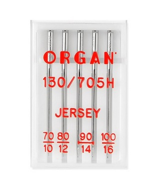 Иглы ORGAN №70,80,90,100 (для джерси)