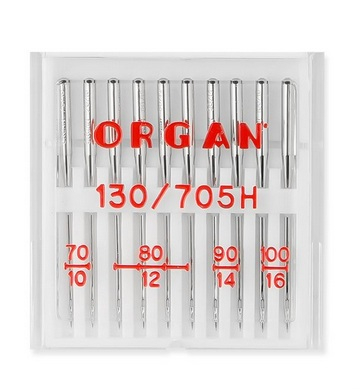 Иглы ORGAN №70,80,90,100 (универсальные)
