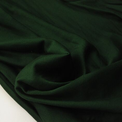  Штапель-шёлк однотонный тёмно-зелёный 