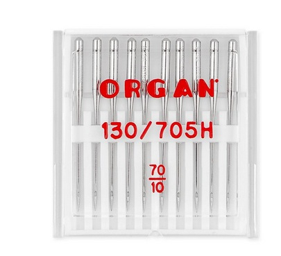 Иглы ORGAN №70/10 (универсальные)
