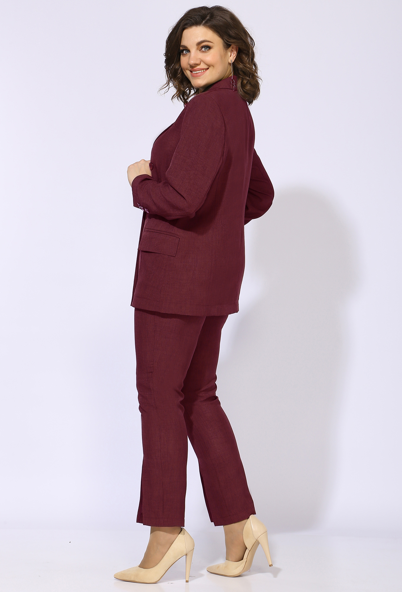 ст. цена1499руб.! Брюки Anastasia Mak 902Б бордо