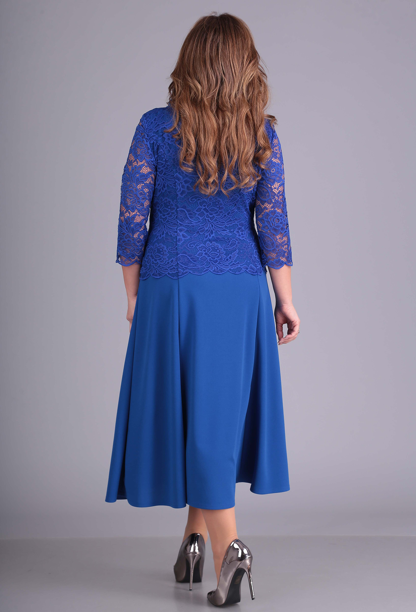 ст. цена2299руб.! Платье Anastasia Mak 665 василек