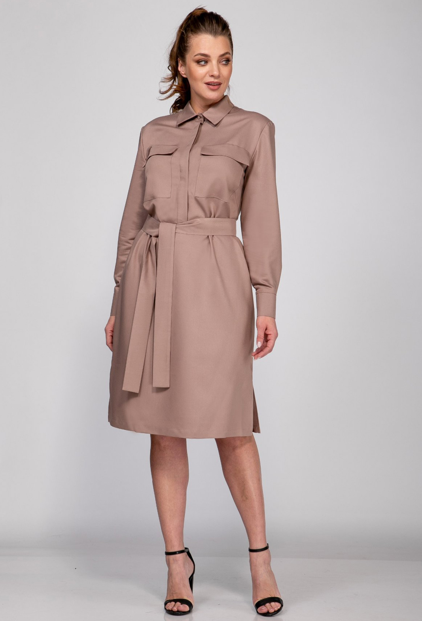 ст. цена2499руб.! Платье Anastasia Mak 906 бежевый