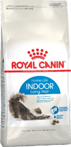 Royal Canin Indoor Long Hair, Сухой корм для длинношерстных домашних кошек в возрасте от 1 года до 7 лет, (400 гр)