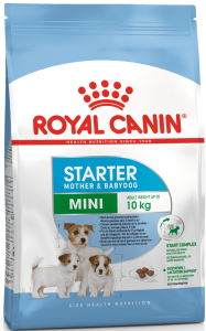Royal Canin Mini Starter, сухой корм для щенков в период отъема до 2 месяцев, для беременных и кормящих сук, (1 кг)