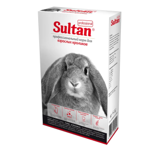 Султан Professional полнорационный корм для кроликов 1 кг