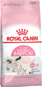 Royal Canin Mother & Babycat, Сухой корм для котят от 1 до 4 месяцев, беременных и кормящих кошек, (400 гр)