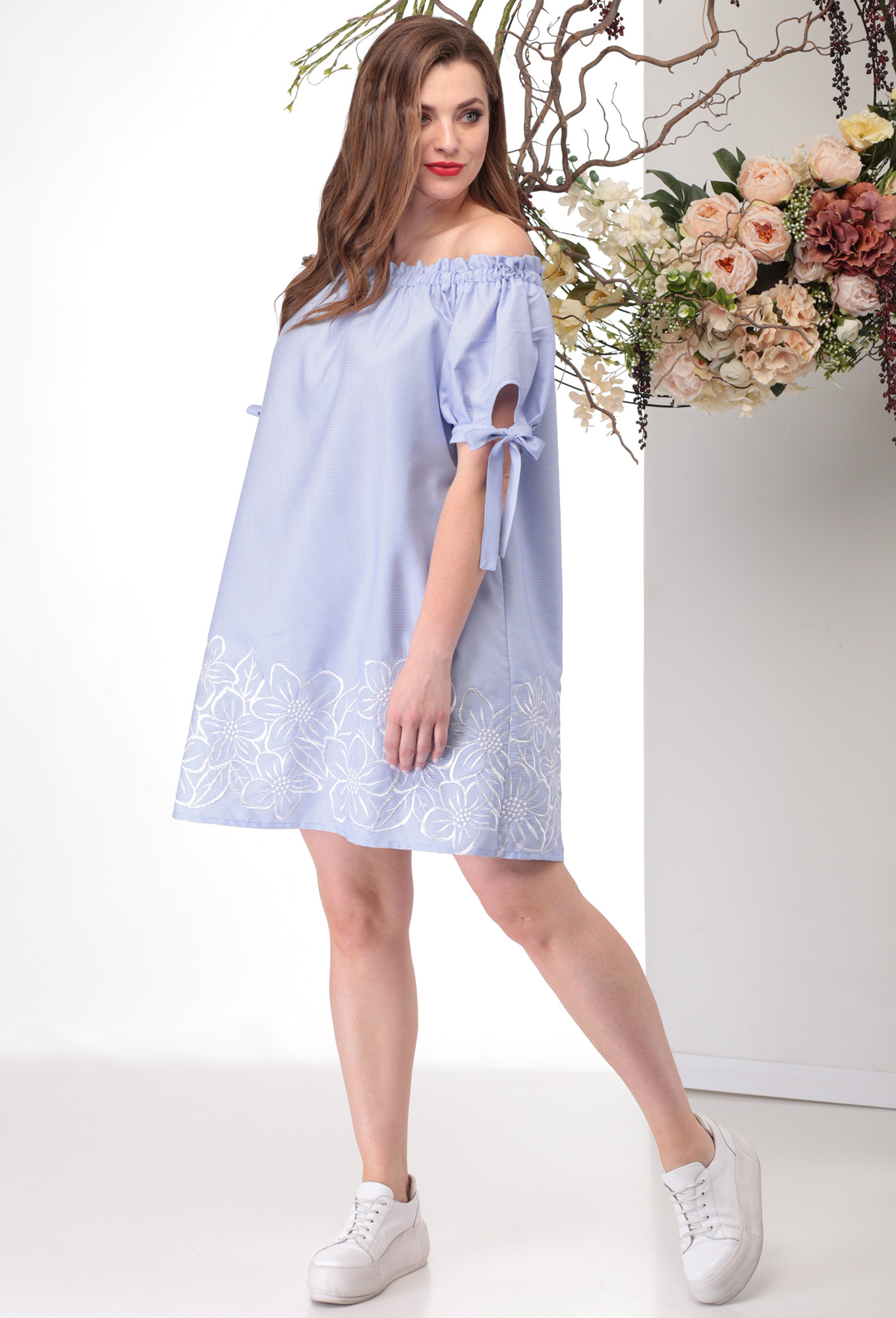 ст. цена1999руб.! Платье Michel Chic 2005 голубой