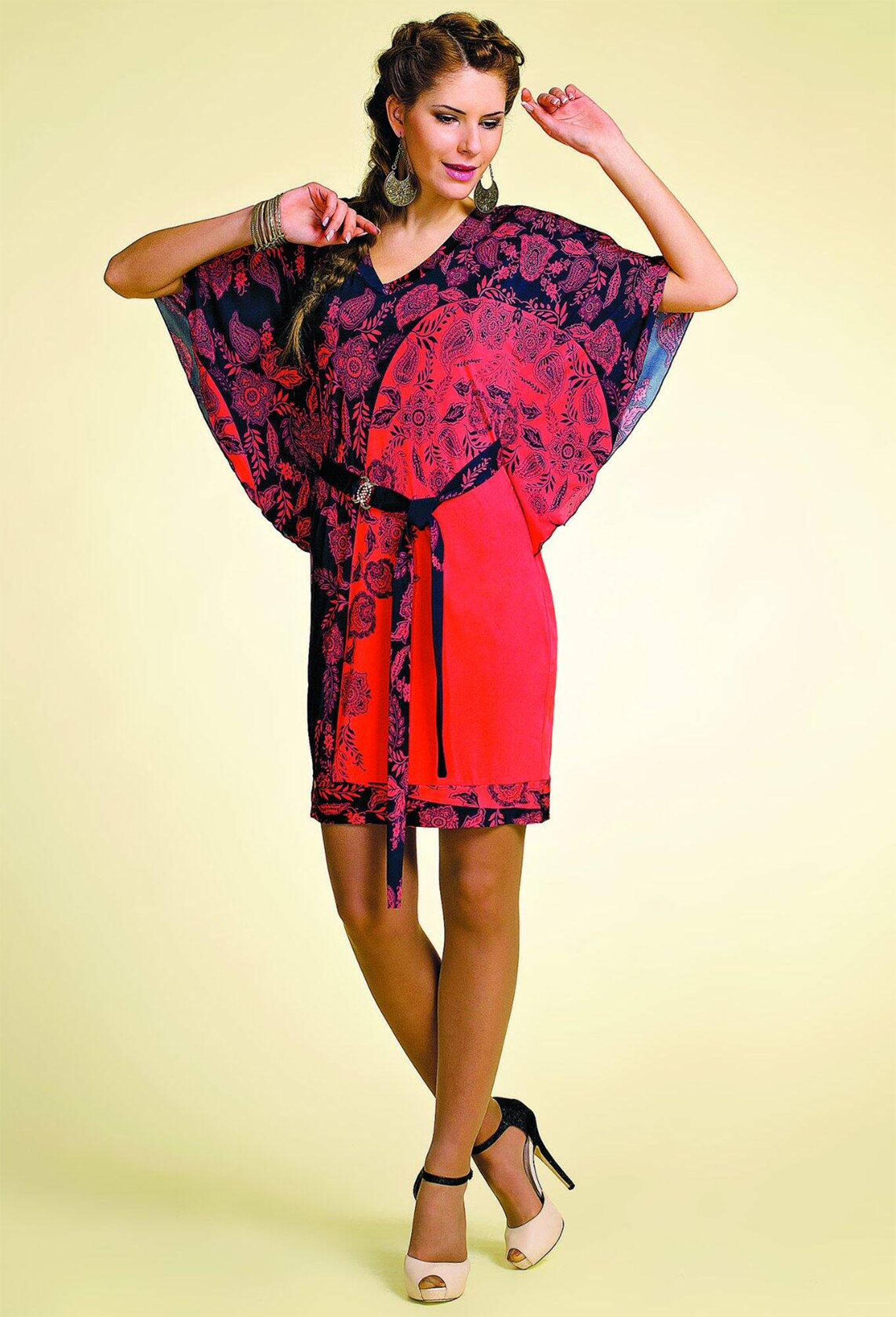 ст. цена1599руб.! Платье Melissena 883 красный