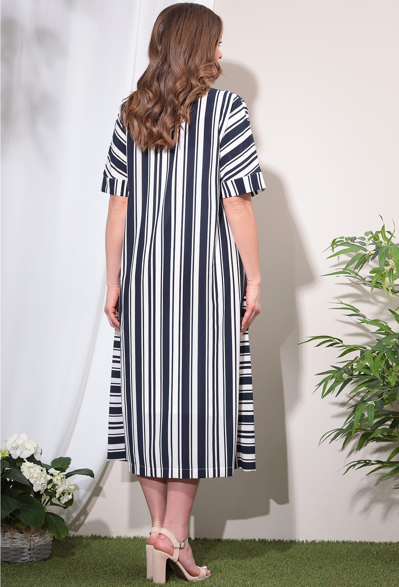 ст. цена1999руб.! Платье Lenata 12121 синяя полоска