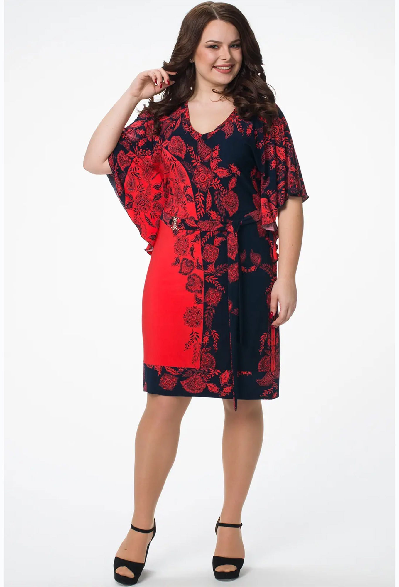 ст. цена1599руб.! Платье Melissena 883 красный