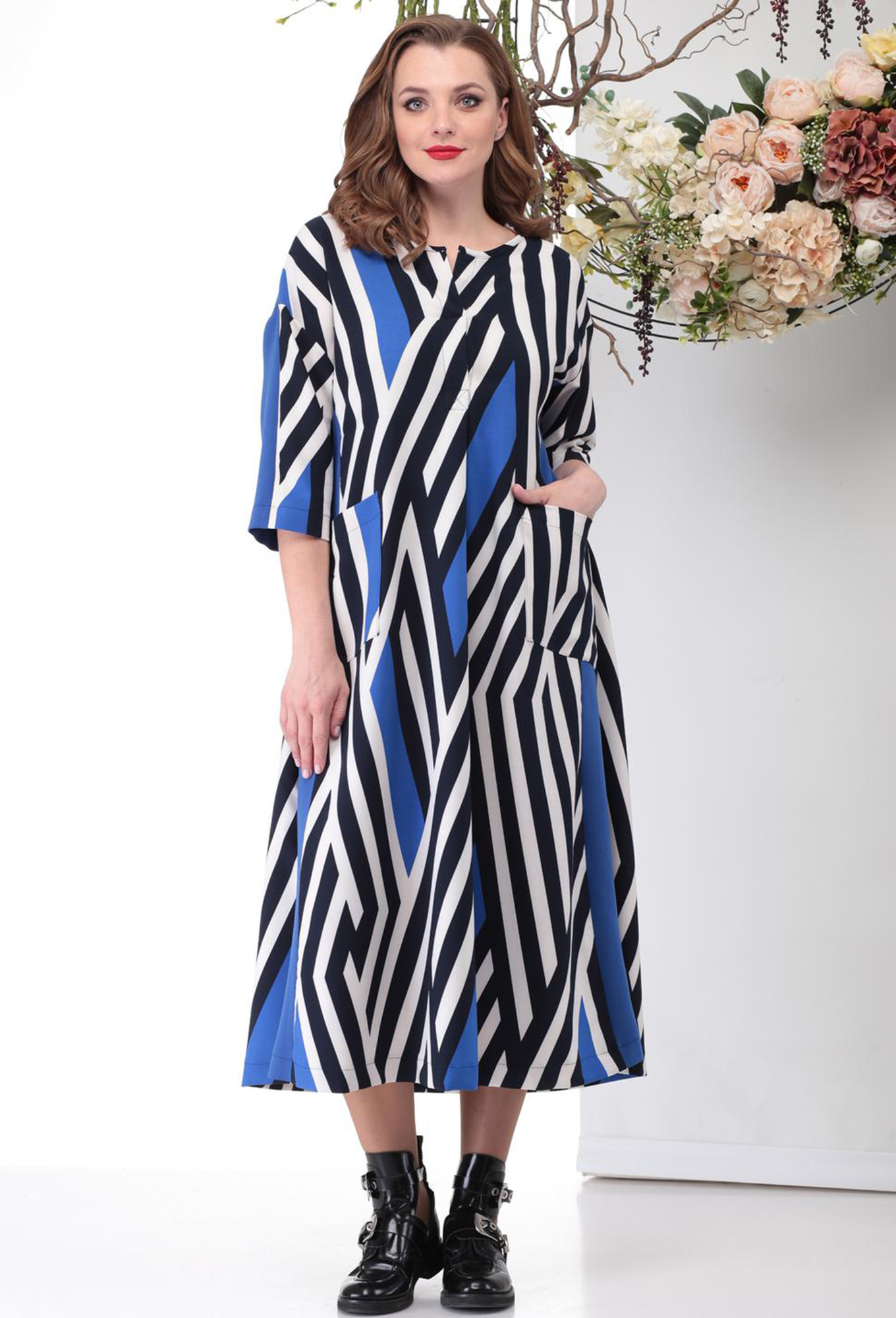 ст. цена1999руб.! Платье Michel Chic 2013 синий