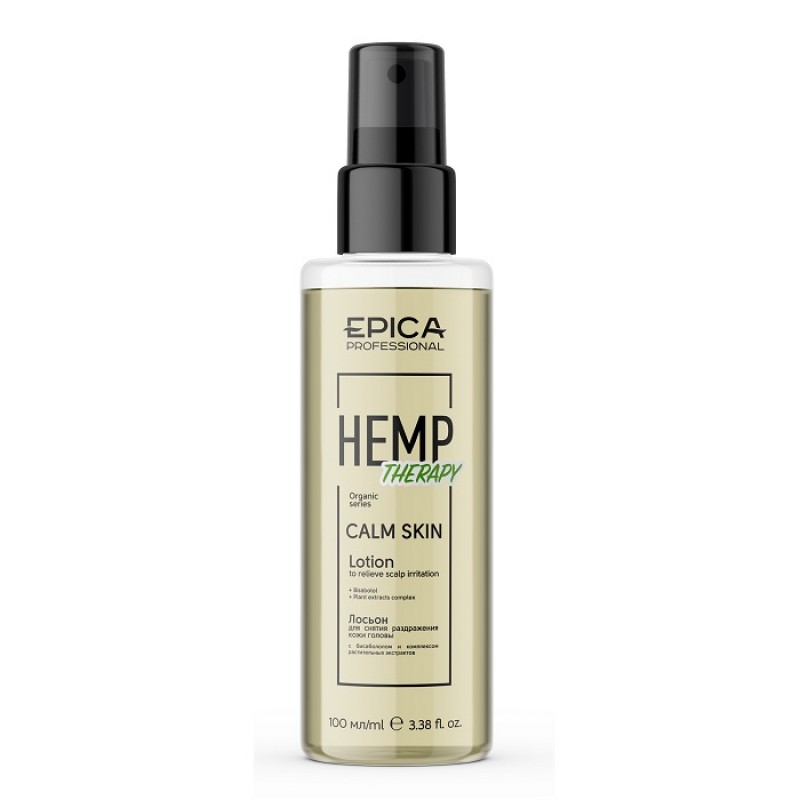 EPICA «Hemp therapy ORGANIC», Лосьон для снятия раздражения кожи головы, 100 мл