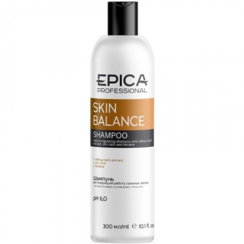 EPICA «Skin balance», Шампунь, регулирующий работу сальных желез, 300 мл