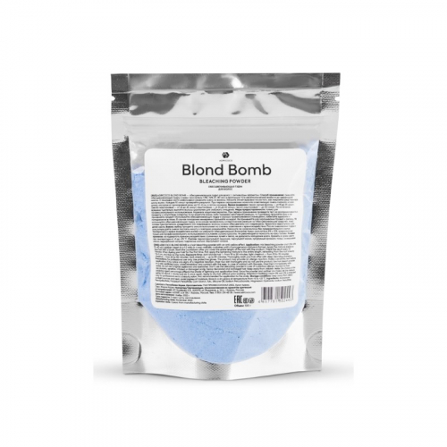 Обесцвечивающая пудра для волос Adricoco Blond Bomb, 100 гр.