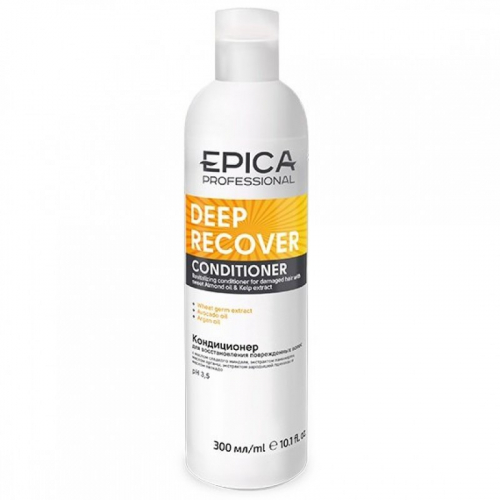 EPICA Deep Recover / Кондиционер для восстановления поврежденных волос с маслом сладкого миндаля и экстрактом ламинарии, 300 мл