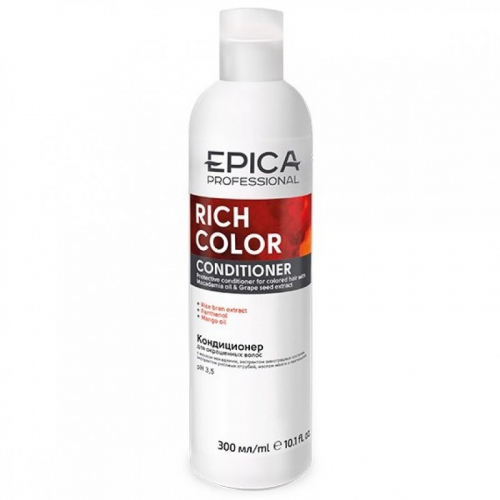 EPICA Rich Color / Кондиционер для окрашенных волос с маслом макадамии и экстрактом виноградной косточки, 300 мл