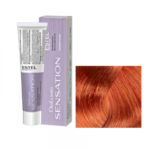 0/44 оранжевый, безаммиачная краска для волос Sensation De Luxe, 60 мл.