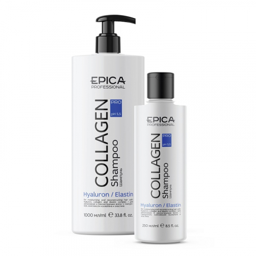EPICA Collagen PRO Шампунь для увлажнения и реконструкции волос, 250 мл.