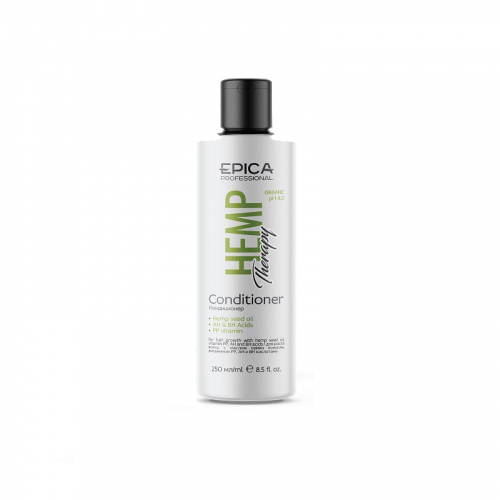 EPICA «Hemp therapy ORGANIC», Кондиционер для роста волос с маслом семян конопли, витаминами PP, AH и BH кислотами, 250 мл