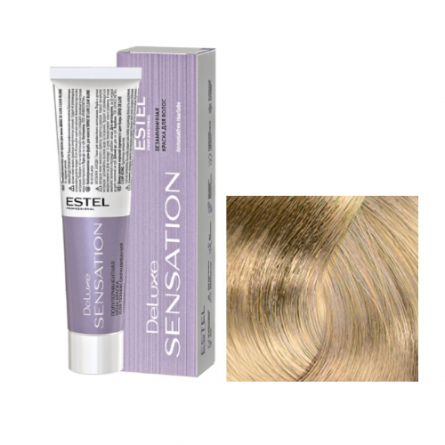9/13 блондин пепельно-золотистый, безаммиачная краска для волос Sensation De Luxe, 60 мл.