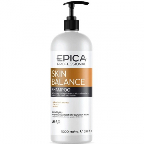 EPICA «Skin balance», Шампунь, регулирующий работу сальных желез, 1000 мл