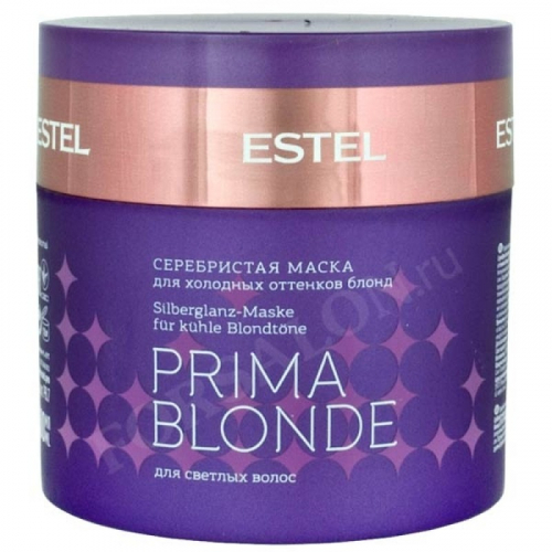 Серебристая маска для холодных оттенков блонд ESTEL PRIMA BLONDE, 300 мл