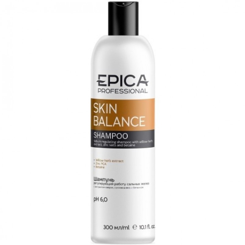 EPICA «Skin balance», Шампунь, регулирующий работу сальных желез, 300 мл