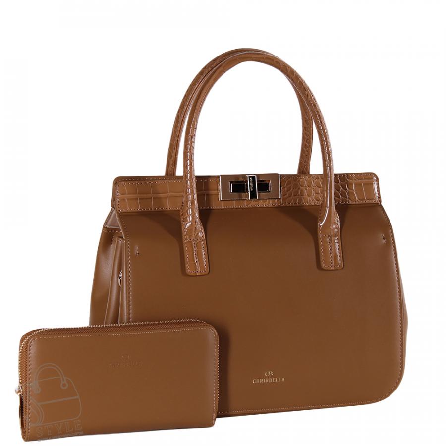 Сумка женская 012305014 khaki Crisbella в Новосибирске