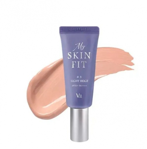 VILLAGE 11 FACTORY MY SKIN FIT BB CREAM #3 LIGHT BEIGE Солнцезащитный BB крем 20мл