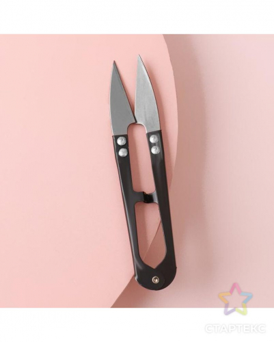 Ножницы для распарывания швов, обрезки ниток, 10 см, цвет МИКС