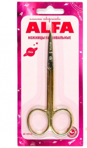 Ножницы вышивальные, 10 см, ALFA