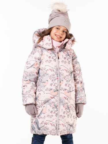 100508/1 (розовый) Пальто для девочки