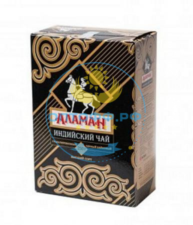 Чай Аламан 250гр. в/с гранул. (кор*48) Черная пачка