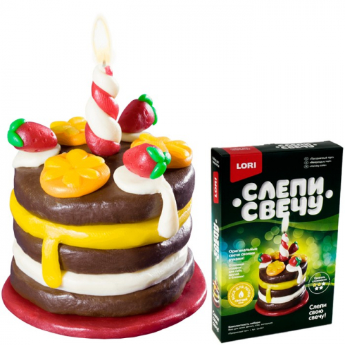 Набор ДТ Восковая свеча Праздничный торт Св-007 Lori. в Нижнем Новгороде