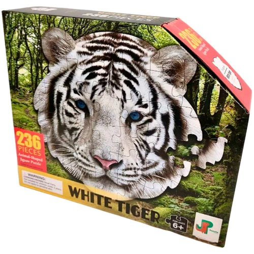 Пазл контурный 236 Белый тигр Jazzle 5+ 88660 в Нижнем Новгороде