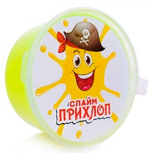 Слайм Прихлоп 50гр Мальчик пират желтый 00475 в Нижнем Новгороде