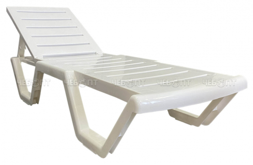 Кресло - шезлонг АКВА складное 640*1870*320 мм, пластик, нагрузка 250 кг арт. 956364 [1]