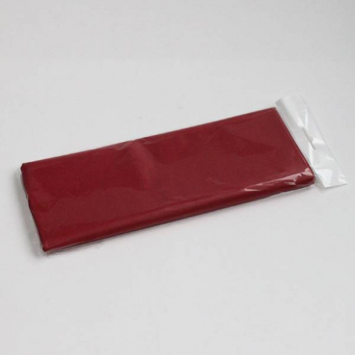 Бумага упаковочная тишью 50*76 см Италия Темно-красный 10 листов 18 г/м2