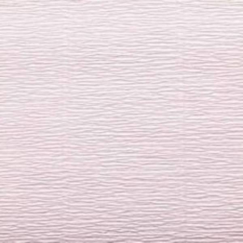 Бумага гофрированная 620969 бело-розовая Италия 50 см*2.5 м 140 г