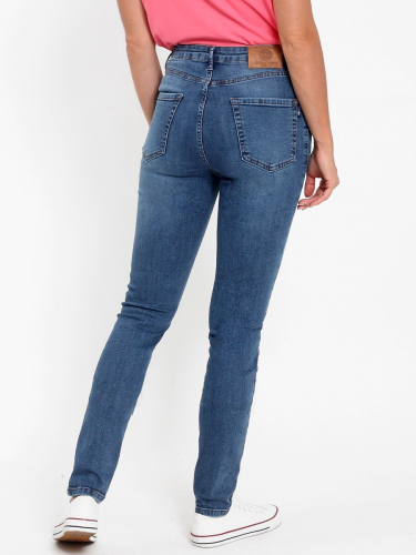 Женские джинсы арт. 19733 стирка средняя