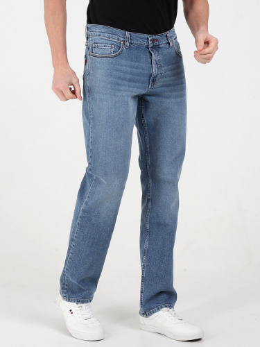 Мужские джинсы арт. 09257 стирка светлая 133500