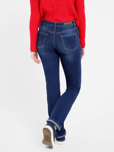 Женские джинсы арт. 19753 стирка средняя