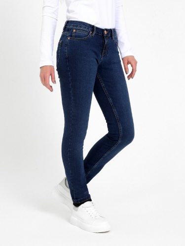 Женские джинсы арт. 19341-Warm стирка средняя
