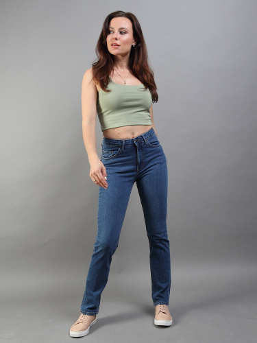 Женские джинсы арт. 19735 стирка средняя