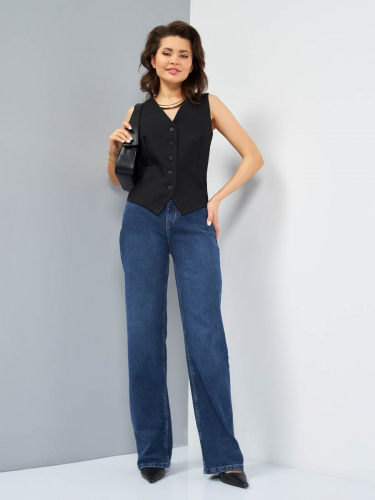 Женские джинсы арт. 19825 стирка средняя