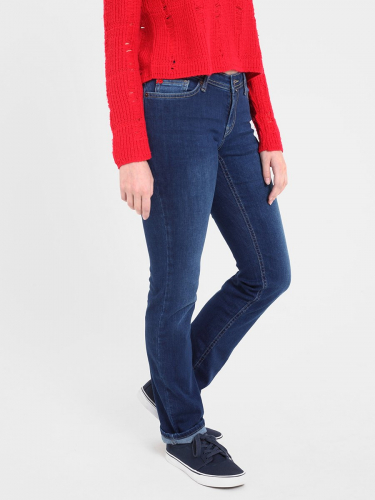 Женские джинсы арт. 19753 стирка средняя
