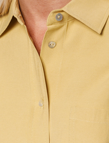 Свободная блузка из плотного лилцелла D29.238 св. медовый