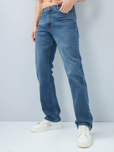 Мужские джинсы арт. 09655 стирка средняя 143506