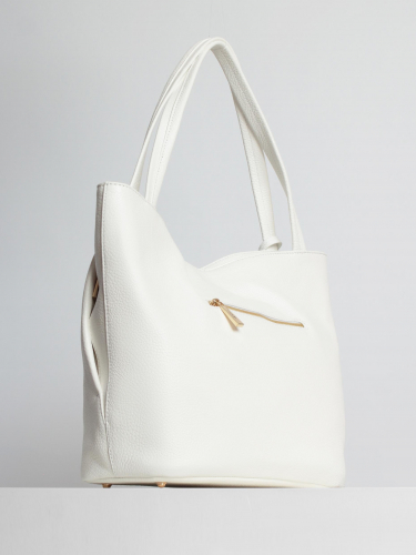 Сумка: Женская кожаная сумка Richet 2965LG 762 Белый